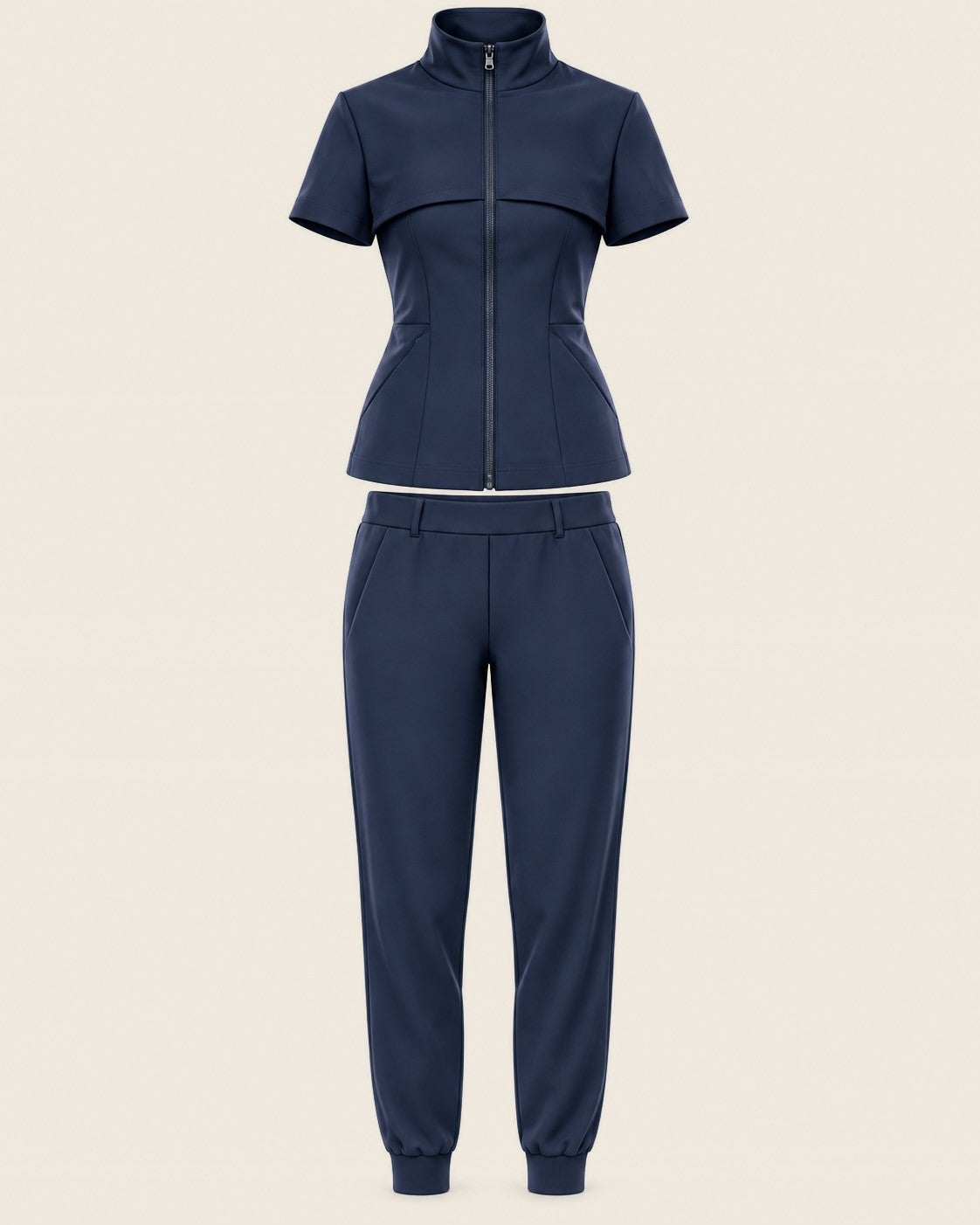 Aero Spine Set in Navy, worn