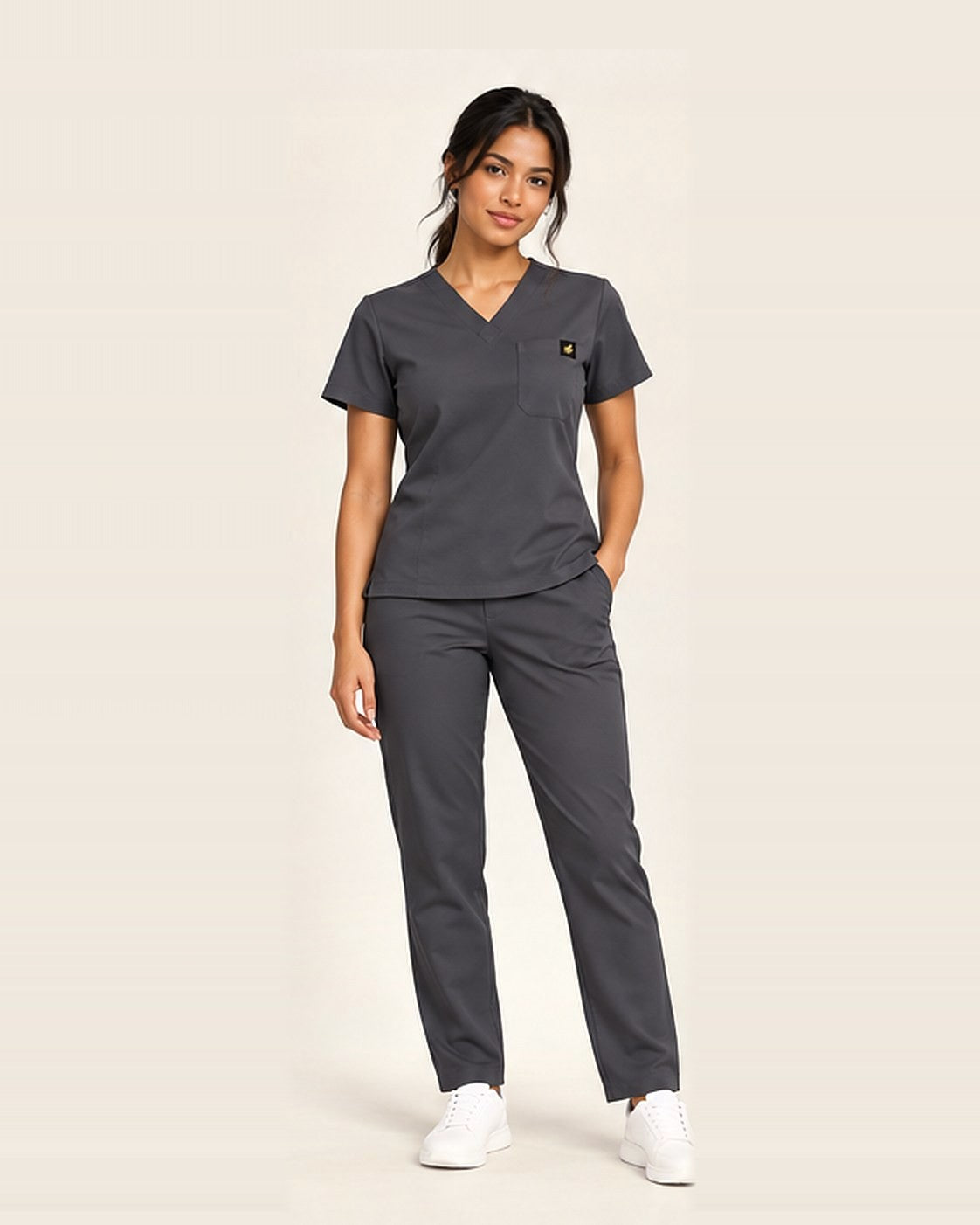 The Refined Standard – Women in Charcoal Gray