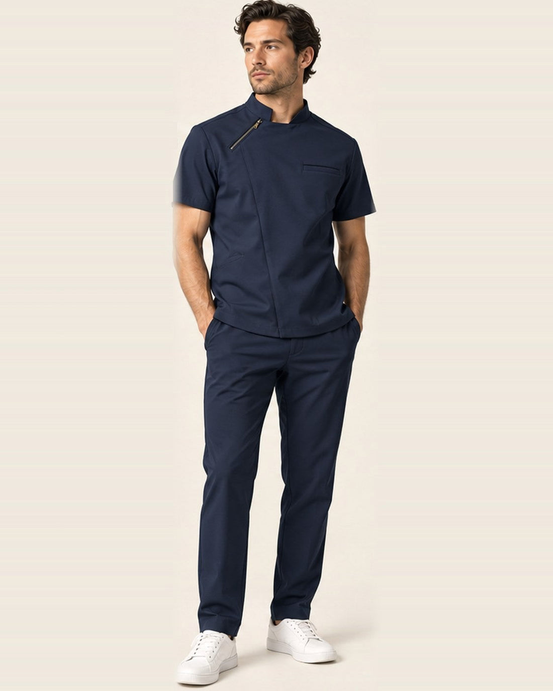 Axis Set in Navy, men's fit