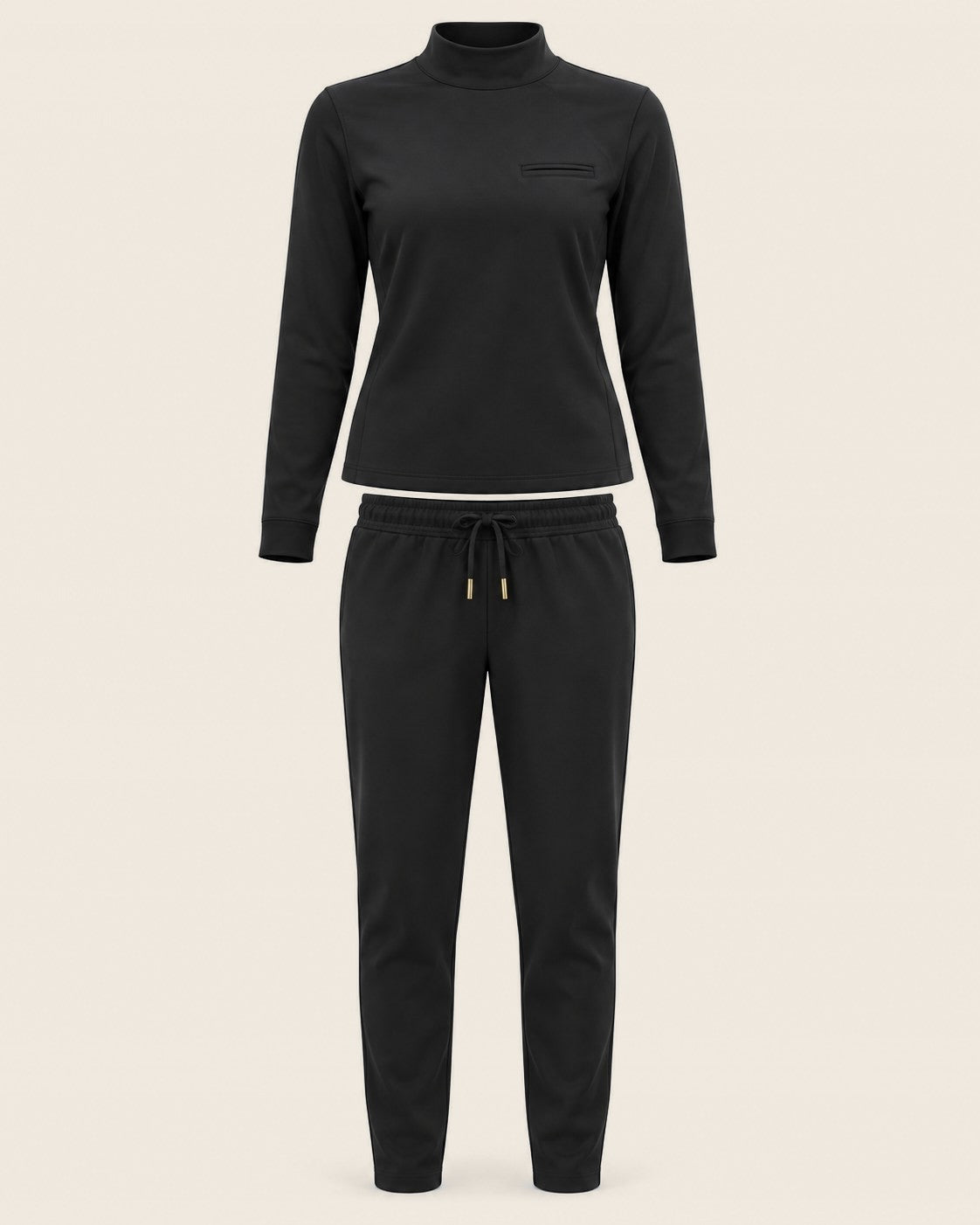 Noir Atelier Set in Black, worn