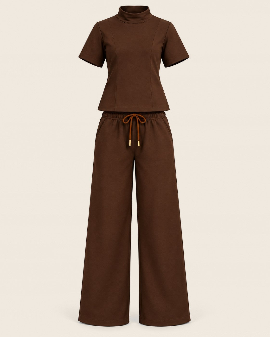 Terra Flow Set in Warm Brown, worn